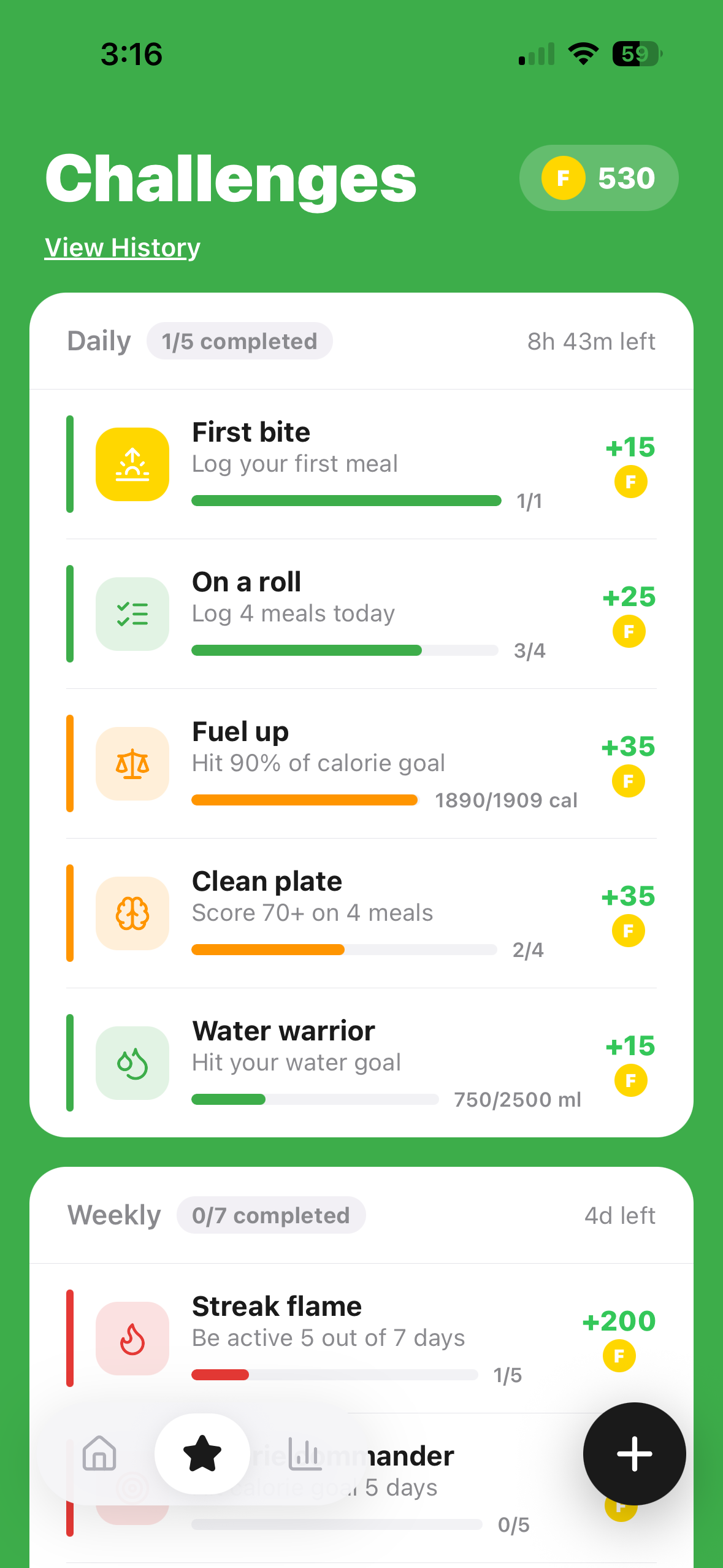 Forkd Challenges Screenshot